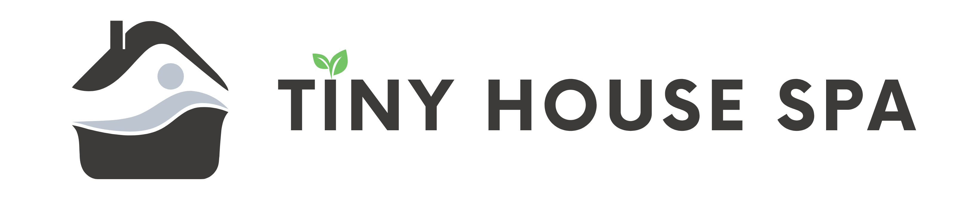 Logo Tiny House Spa – Tiny House met jacuzzi en tuinkamer